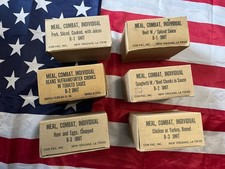 6x Us Army C-Ration Boxes