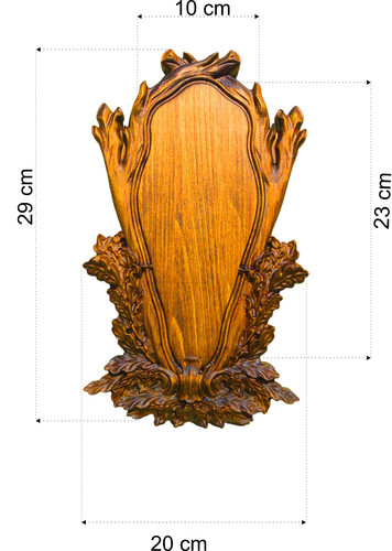 Rehbock geweihschild holz - geweihschild,