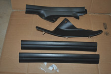 BMW E87 Einstiegsblenden Einstiegsleisten vorne hinten Zierleisten innen schwarz