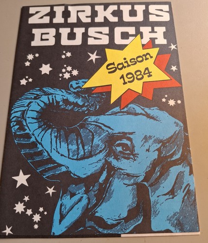 Alte reklame prospekt zirkus - alte,