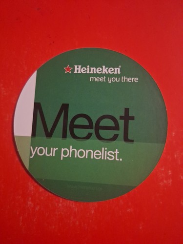 Bierdeckel meet heineken - bierdeckel,