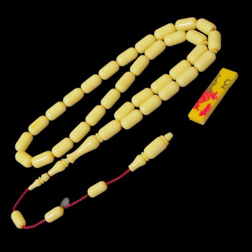 Tesbih eski mahjong taşı - tesbih,