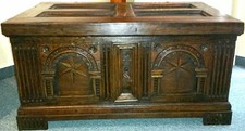 Renaissance-Truhe, Niederrhein, 17.Jh., restauriert