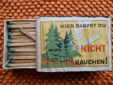 Streichholzschachtel DDR 1956