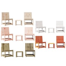 3-tlg. Garten Lounge Set