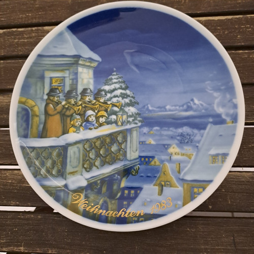 Teller weihnachten 1983 - teller, "