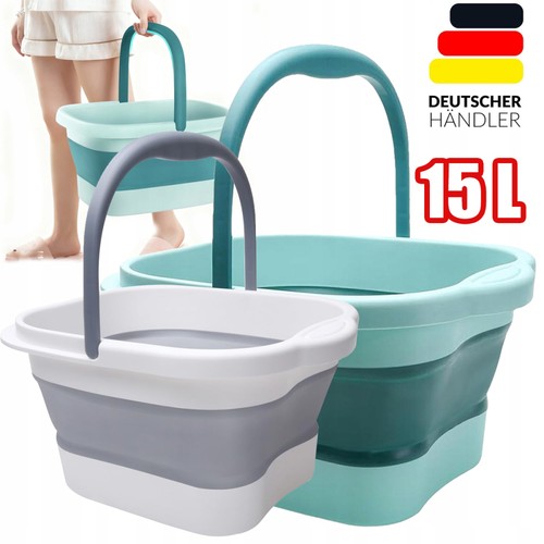 Faltbare fußwanne mit massage - mit,