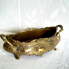 Jardiniere Schale Messing 27 cm Lang