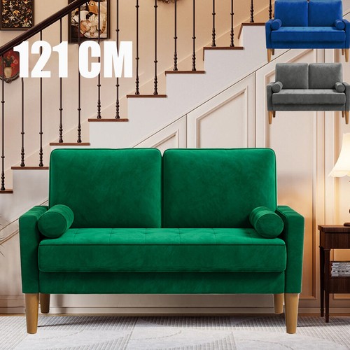 121cm samt kleines sofa - samt,