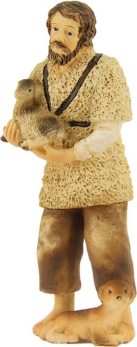 Krippenfiguren hirte mit schaf - krippenfiguren,