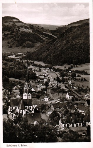 Schönau schwarzwald 1952 - schönau, schwarzwald,