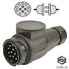 13-POLIGER ANHÄNGER STECKER 12V KFZ PKW AUTO ANHÄNGERSTECKER 13-POLIG KUNSTSTOFF