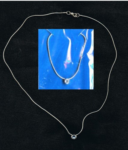 Halskette diamant imitation - halskette,,