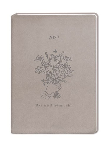 Terminplaner lederlook 2027 - terminplaner,