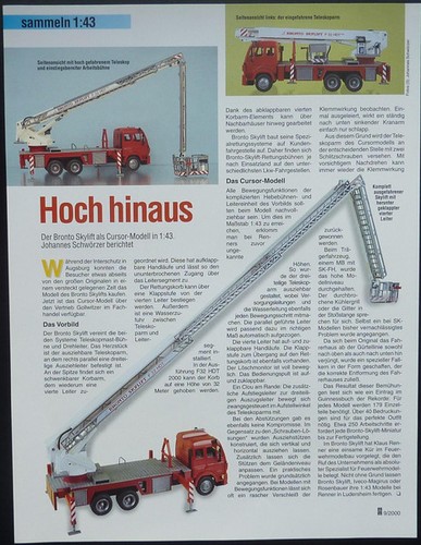 Bronto mateco skylift 43 - bronto, 1:43