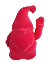 Winke Winker Wichtel Weihnachtsmann pink Niko Santa winkender 16cm Deko