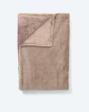 2x Edelzeit Kaninchenfell Optik Wendedecke Wohndecke XXL 170 x 220 cm  Natur