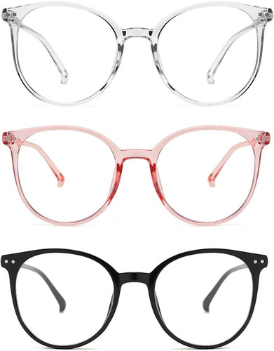 Runde blaulichtblocker brille - runde,