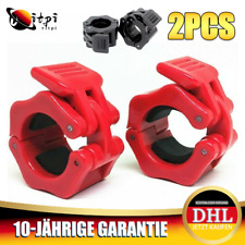 2PCS 30MM Hantelverschlüsse Hantelstangen Hantel Verschluss Langhantel Klemmen