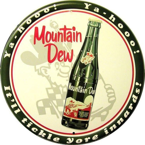 Mountain dew blechschild 60cm - dew,