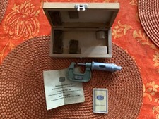 Bügelmessschraube Aussenmikrometer Mauser 1/1000stel mit Zählwerk  0-25mm + OVP