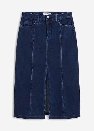 Midi jeansrock mit - mit, gr