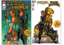Comic-Bundle: Tomb Raider / Witchblade - Ausgabe Nr. 1 und 2 - Eidos Top Cow