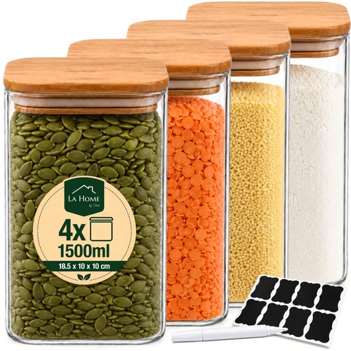 4er set 1500 - ml, vorratsdosen