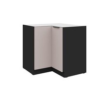 Küchen Eckunterschrank 90x90 cm Küche ARONA Kaschmir beige Küchenzeile