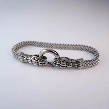 Schlangen Kopf Armband-Viking