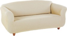 Sofahusse Bella, Dohle&Menk, mit angesagter Crash-Optik 3 Sitzer beige