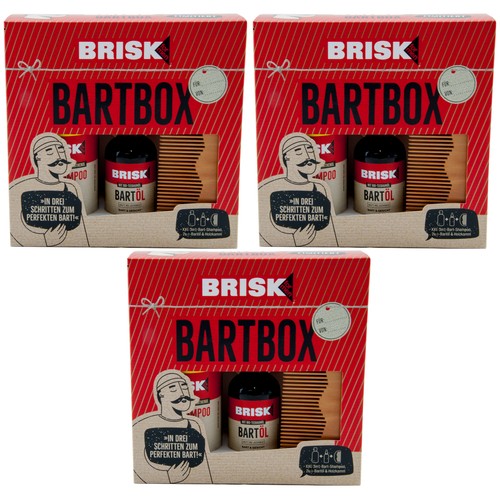 Brisk bartbox geschenkset x - geschenkset,