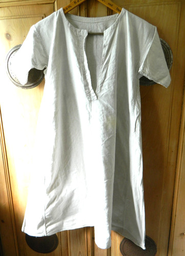 Antik reines leinenhemd - antik,