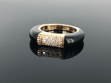 vintage Christ Ring schwarzer