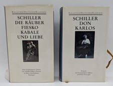 Schiller Konvolut 2 Bände, Deutscher Klassiker Verlag