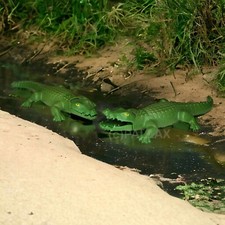 PLAYMOBIL 7353 ALLIGATOREN (2 STÜCK) ZOO SAFARI WILDNIS / 1998