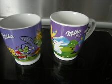 Milka Sammelbecher - Ostern - Nr. 8 + 12 - sehr guter gebrauchter Zustand !  