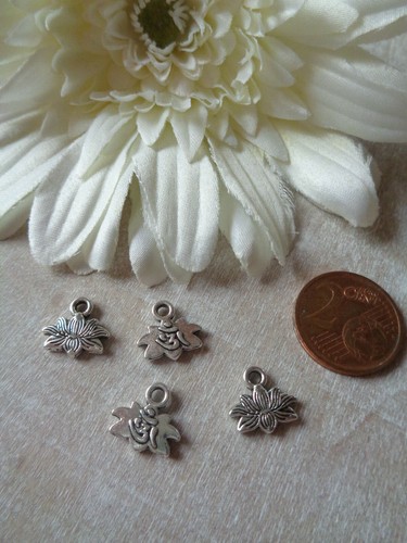 Silber anhänger lotusblume - silber,