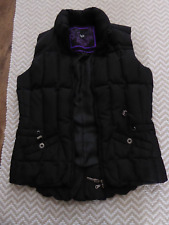 Cecil Weste in braun, Größe M mit Daunen und Federn