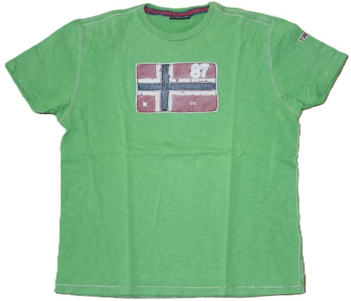 Napapijri shirt grün herren - t-shirt,