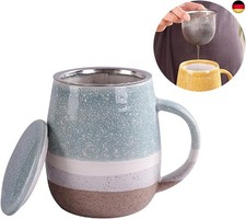 Teetasse mit Deckel und Sieb
