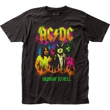 ACDC Neon Highway To Hell Mens