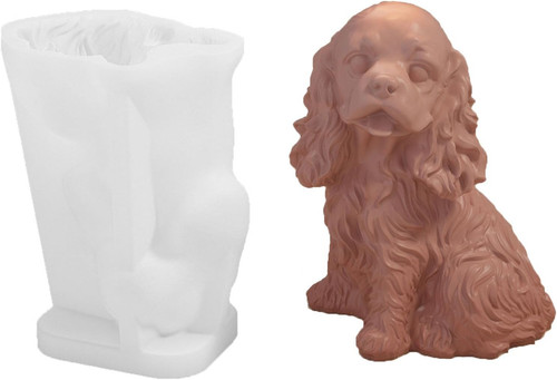 Silikonform hund - hund, 3d