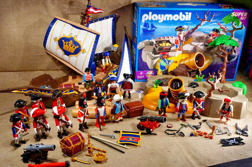 Playmobil piraten rotröcke - piraten, ,
