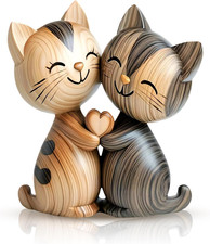 Holz Deko, Katzen Deko, 2D
