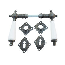  Zimmer- Türklinke Jugendstil Art Deco Gusseisen (#64-BB-GW)