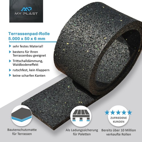 000 x 6mm gummigranulat - 6mm,