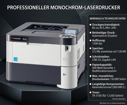 Kyocera 2100dn laserdrucker - kyocera, fs-2100dn