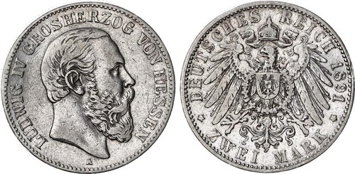 Kaiserreich hessen mark - hessen, 2