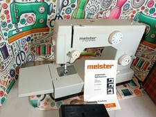 TOP Nähmaschine MEISTER PROGRAMATIC 73 Leder Jeans Seide Baumwolle Mehr da!